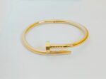 golden nail bracelet