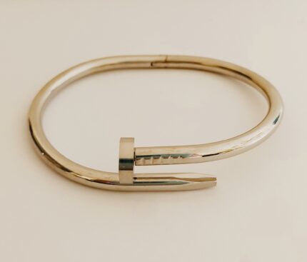 silver nail bracelet