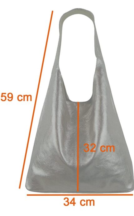 Leather bag size